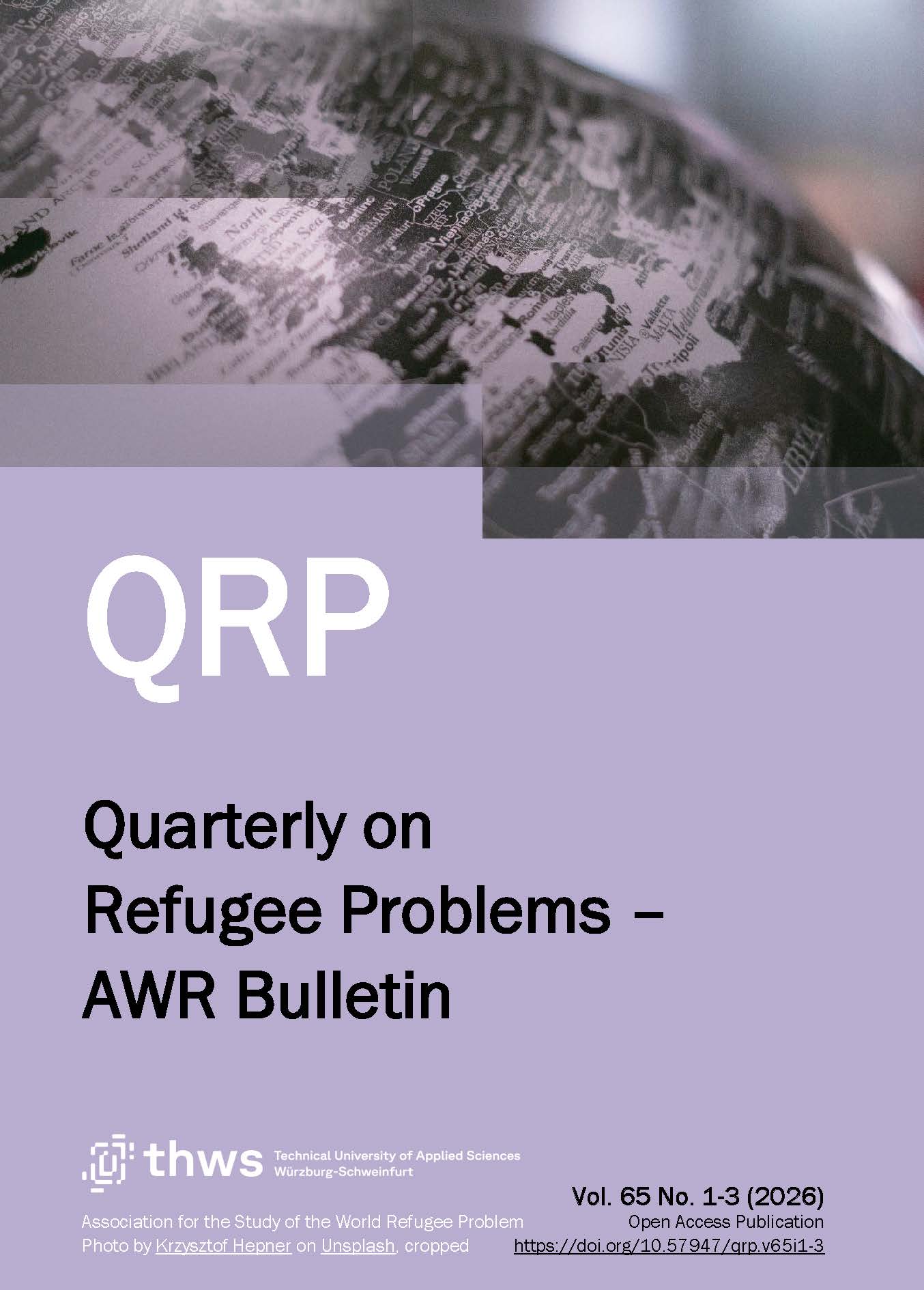 					View Vol. 65 No. 1-3 (2026): Quarterly on Refugee Problems
				